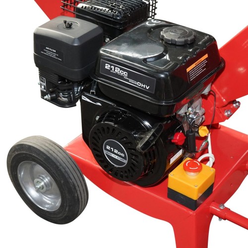 Tocator crengi profesional pe benzina 7CP, 212cc orizontal, grosime maxima 60mm, viteza 3600 rpm, pornire manuala