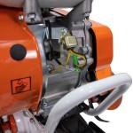Motosapa RURIS DAC 7000ACC2, 7CP, roti cauciuc 4.00-8, roti metalice 350 fara manicot, plug, adaptor plug