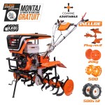 Motocultor RURIS 915ACC, 15 CP, 420 CC, 4 timpi, 3 viteze, 1100 mm latime lucru
