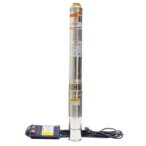 Pompa submersibila apa curata de adancime Ruris Aqua 1090,corp inox, 1100 W, 4m³/h