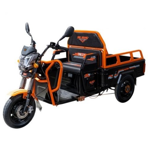 Triciclu Electric Cargo Ruris Pilot3110N,Motor Electric 2000W, Baterie 72V 32Ah, negru