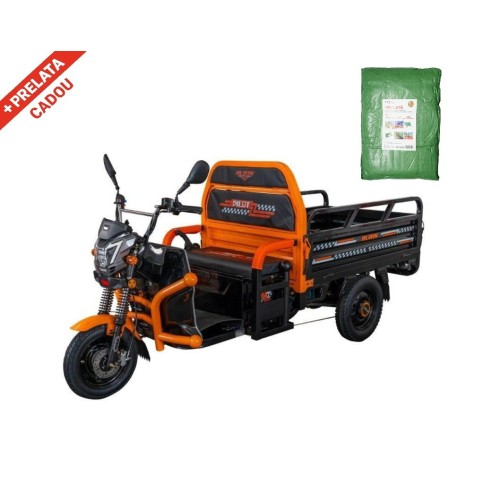 Triciclu electric cargo RURIS Pilot 3120N, negru+ CADOU