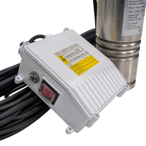 Pompa submersibila apa curata de adancime Ruris Aqua 104,corp inox, 1100 W, 1.8m³/h debit apa