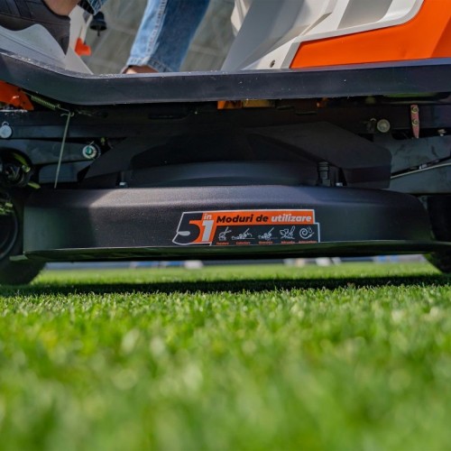Tractor de Tuns Gazon Ruris RX EXPLORER 920M Benzina 16CP Capacitate Colectare 280L
