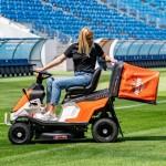 Tractor de Tuns Gazon Ruris RX EXPLORER 920M Benzina 16CP Capacitate Colectare 280L