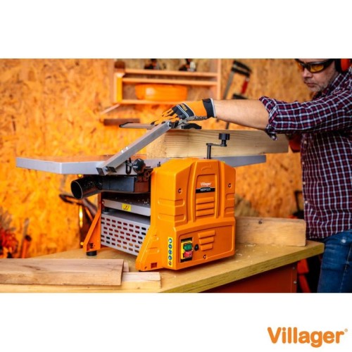 Masina combinata pentru tamplarie VILLAGER VSTP 1525, 1500 W, 9000 rpm
