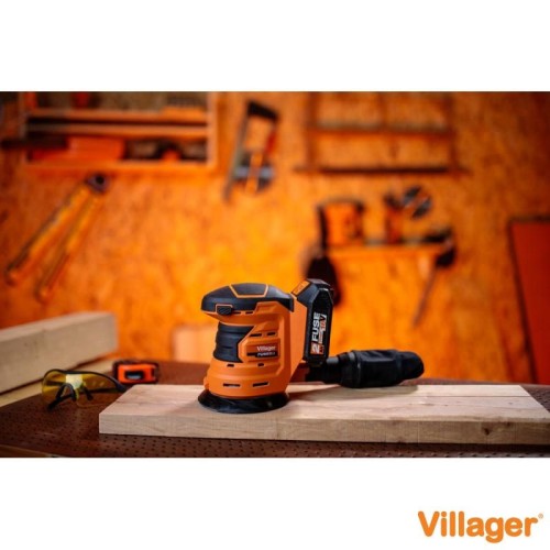 Slefuitor orbital cu acumulator VILLAGER VLN 7220, fara acumulator si incarcator