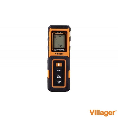 Telemetru cu laser VILLAGER VLD-40, 40 M, precizie +/- 2 MM, masurare indirecta