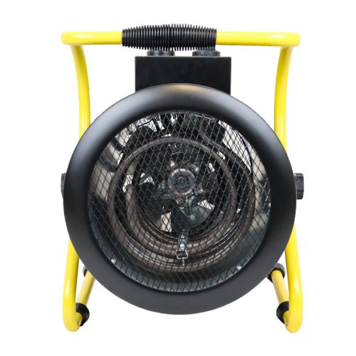 Termosuflanta electrica trifazata 380-400V, 5 kw, suprafata incalzita 48 mp, volum aer incalzit 411 mc/h, termostat, dubla protectie la supraincalzire Breckner Germany