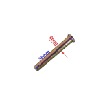 Bolt motosapa RURIS PS6500k-2-15, 38 x 6 mm, pentru motosapa Ruris, Dac, Zimbru