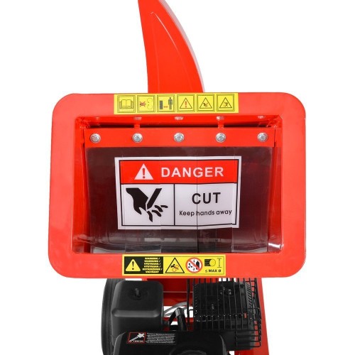 Tocator pentru crengi si resturi vegetale HECHT 6208, motor termic, putere 7 CP, 5.2 kW, 208 CC, diametru maxim de taiere crengi 7 cm