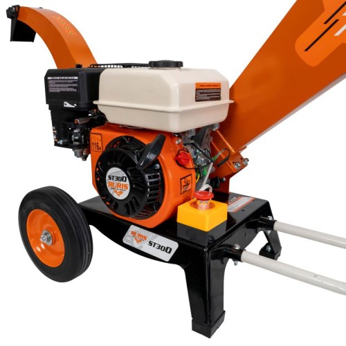 Tocator pentru crengi si resturi vegetale RURIS ST300 300TS2022, motor benzina, 212 CC, 7 CP, diametru maxim tocare 60 mm