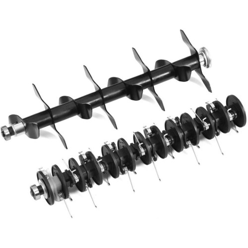 Scarificator si aerator electric HECHT 1683 2 in 1, putere motor 1600 W, sac colectare 48 litri, latime de lucru 38 cm