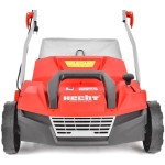 Scarificator si aerator electric HECHT 1683 2 in 1, putere motor 1600 W, sac colectare 48 litri, latime de lucru 38 cm