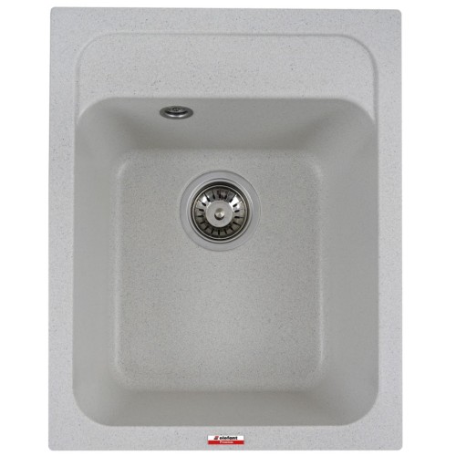 Chiuveta de bucătărie Elefant Premium Korrado ,Alb, 497x398 mm