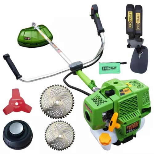 Motocoasa benzina Procraft T4350, 2T, 5.8 CP, 9000 rpm, 3 sisteme de taiere