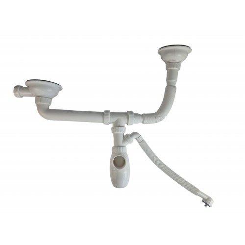 B710V Sifon pentru chiuveta-dubla