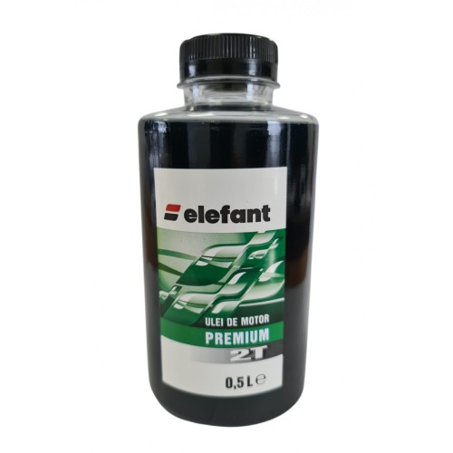 Ulei 0.5L verde amestec motoare 2 Timpi, 30 ml/l, Elefant