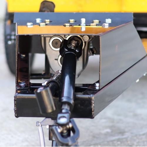 ProGARDEN Pachet Alpine RM500T Remorca cu tractiune 500kg, 1 osie, prindere bolt pentru motocultor, roti 19x7-8 si set manicoti Adaptiv 3 in 1 S