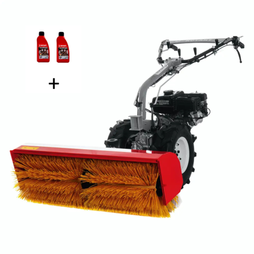 Motocultor Rotakt MF360 6.5 CP, benzină + SW360 Perie rotativă de curățat (matură) + 2 x Ulei Rotakt SAE 15W-40