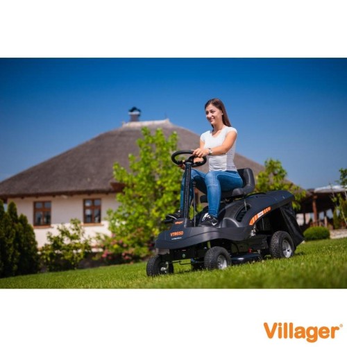 Tractoras de tuns iarba Villager Rider VTR 650 putere 6.4 cp latime lucru 61 cm motor Loncin 196 cmc suprafata cosirii 4000 m2