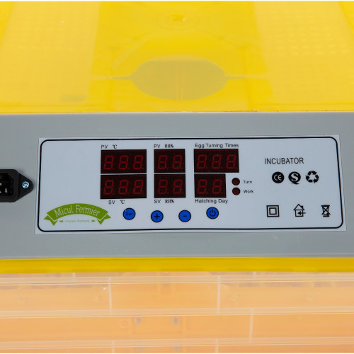 Incubator automat MICUL FERMIER, GF-1257, 48 oua gaina / 132 oua prepelita