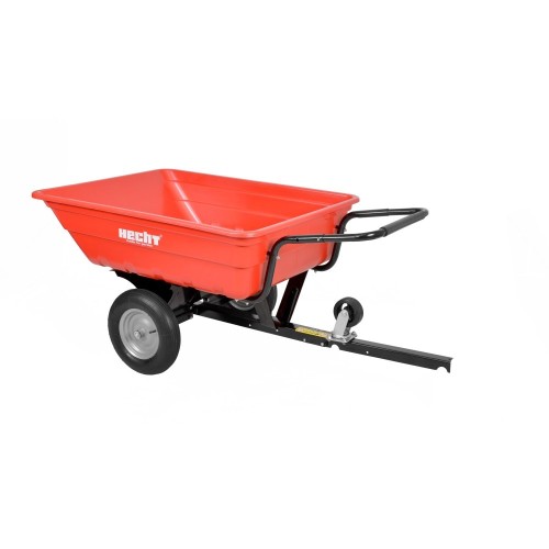 Remorca pentru transport HECHT 53080, compatibila si cu tractoarele de gazon, capacitate incarcare 300 kg