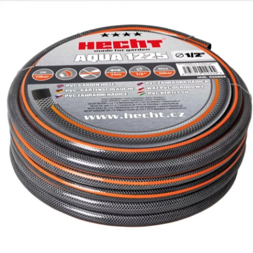 Furtun de gradina, diametru 1/2", lungime 25 m, HECHT AQUA 1225