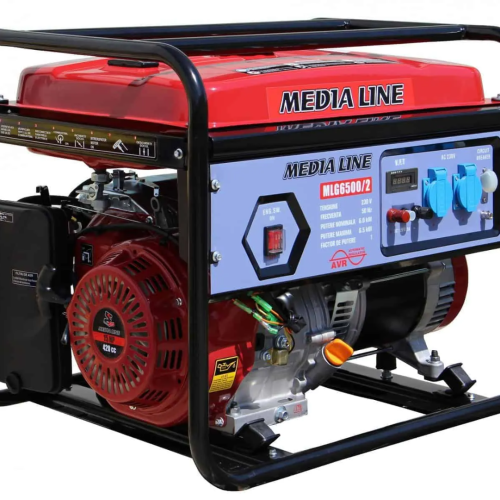 Generator de curent MLG 6500/2, 230V, 6.5kVA, 15CP, benzina, Pornire manuala