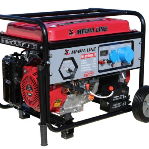 Generator de curent MLG 9000E/2, 230V, 8kVA, 17CP benzina, Pornire electrica