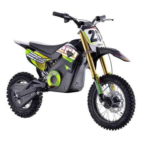 Minicross cu acumulator Hecht 59100 36 v 12 ah capacitate maxima 65 kg autonomie 9 km verde