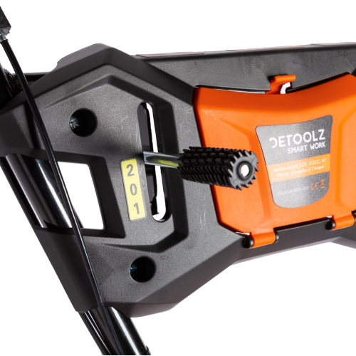 Motocultor Detoolz 8.5cp 212cc, benzina 4T, 3 viteze, pornire manuala, cu roti