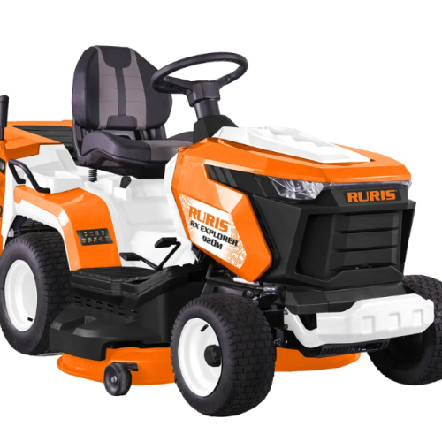 Tractor de Tuns Gazon Ruris RX EXPLORER 920M Benzina 16CP Capacitate Colectare 280L