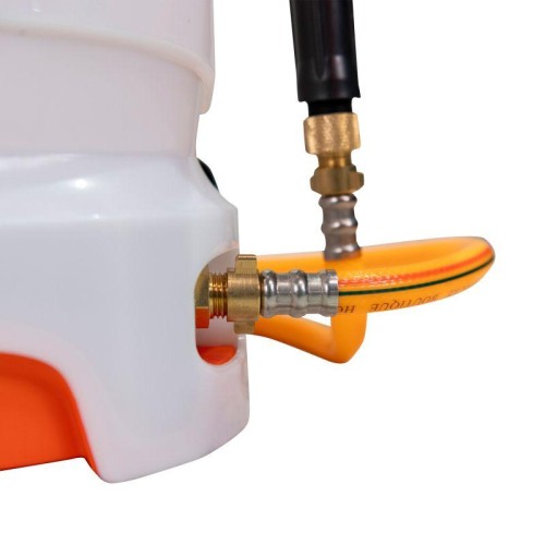 Pulverizator Electric Ruris RSE1900 S Volum 18L Lance Telescopica Alb/Portocaliu