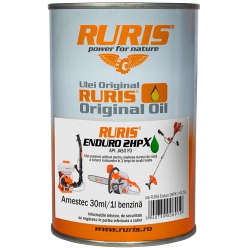 Ulei Ruris Enduro 2HPX 500ML  JASO FD