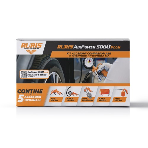 Kit accesorii compresor RURIS AirPower 5000 Plus