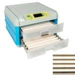 Incubator electric Micul Fermier capacitate 128 oua, 2 etaje, alimentare 220V/12V
