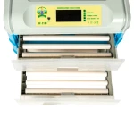 Incubator electric Micul Fermier capacitate 128 oua, 2 etaje, alimentare 220V/12V