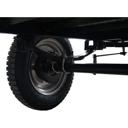 Remorca motocultor Rotakt REM400-1, capacitate 400 kg, basculabila