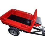 Remorca motocultor Rotakt REM400-1, capacitate 400 kg, basculabila