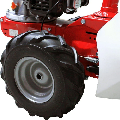 Motocoasă cu lamă Rotakt ROMTC87, Motor Briggs&Stratton, 3.5 CP, 125 CC, 4 timpi, Lățime tăiere 87 cm, Roți cauciuc pline 13x5.00-6