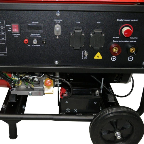 Generator De Curent Cu Sudură 190 A, Rotakt ROGS190, 3.9 KW, Consum 3,12 l/h, Autonomie 8 ore