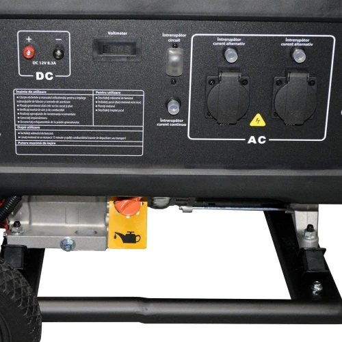 Generator De Curent Rotakt ROGE5500, 5.5 KW, AVR, voltmetru, Ieșire 12V, Autonomie 7 ore