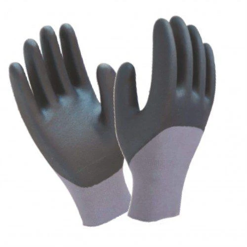Mănuși N2403 din Nylon, Cu protectie de nitril, Marime S9