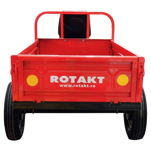 Remorca motocultor Rotakt REM500, capacitate maxim 500 kg, basculabila
