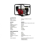 Generator de curent 3 Kw monofazat cu motor benzina GP200 HONDA AGT 3501 HSB SE