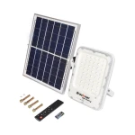 Proiector LED 100W cu panou solar policristalin 12W, telecomanda si acumulator inclus Breckner Germany