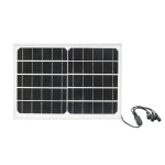 Sistem pentru iluminat cu becuri 4x16 LED-uri, panou solar 5V/10W si telecomanda Breckner Germany