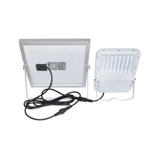 Proiector LED 100W cu panou solar policristalin 12W, telecomanda si acumulator inclus Breckner Germany