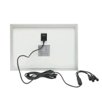 Sistem pentru iluminat cu becuri 4x16 LED-uri, panou solar 5V/10W si telecomanda Breckner Germany